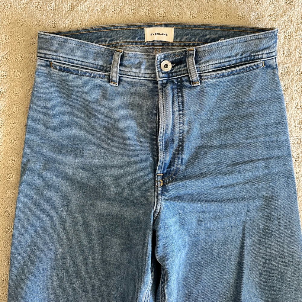 Everlane The Mariner Cropped Jean (Shallow Beach) - Picture 6 of 8